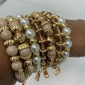 Ladies multi strand bracelet.